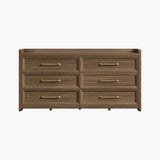 Helio Modern 6-Drawer Dresser for Bedroom, 56'' Wide