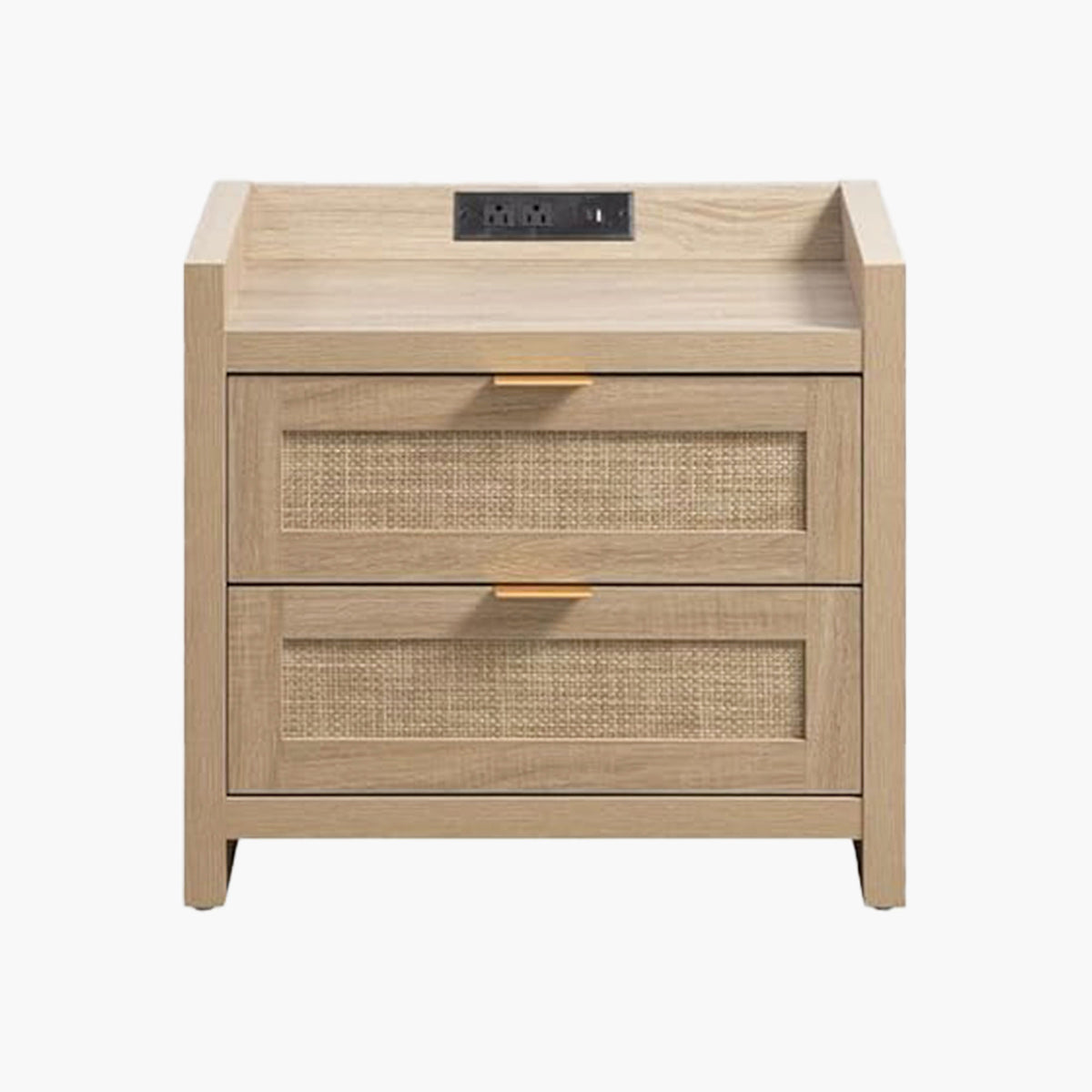 Savanna Black Nightstand with Drawer