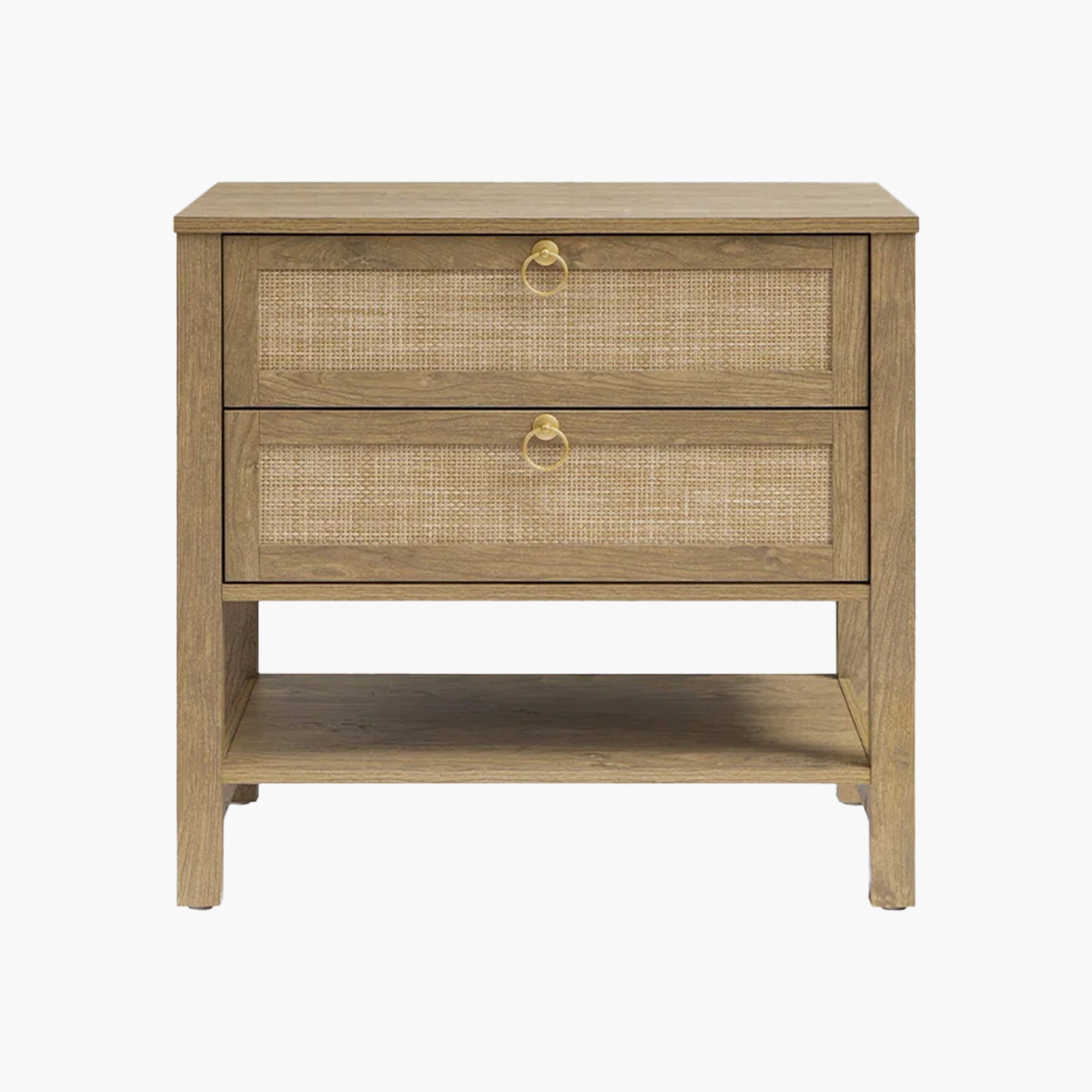 Terra White Nightstand, 25.6Inch Height