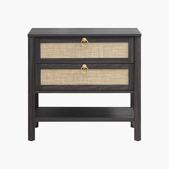 Terra White Nightstand, 25.6Inch Height