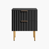 Opus Black Nightstand