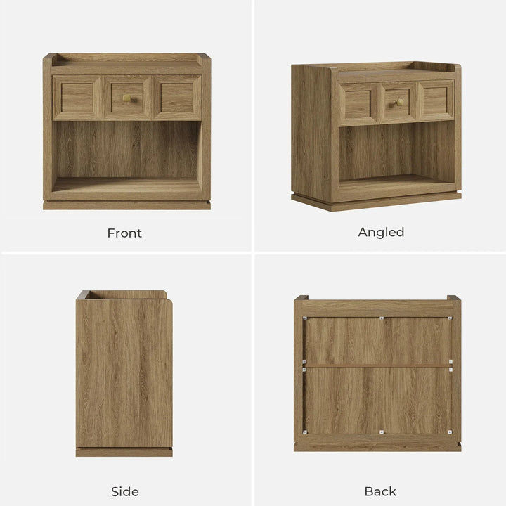 Helio Nightstands Set, 26 Inch Wide