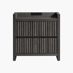 Prelude Night Table with Drawers and Charger