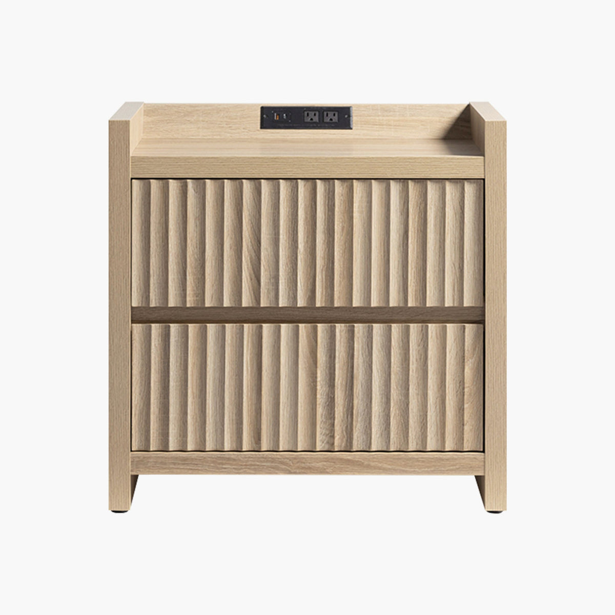 Prelude Nightstand with Charging Station, Set of 2