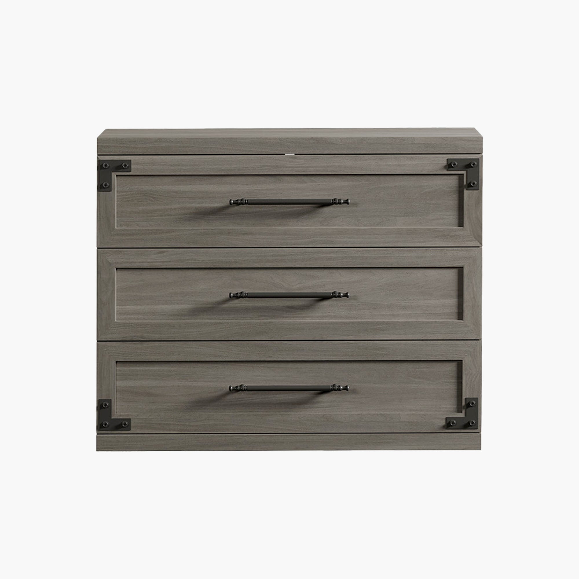 Willow 3-Drawers Nightstands Set - 2 Pieces - Sand Beige