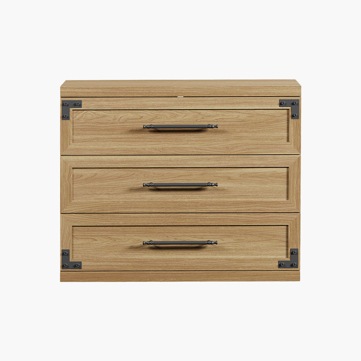 Willow 3-Drawers Nightstands Set, 31.3 Inch Wide