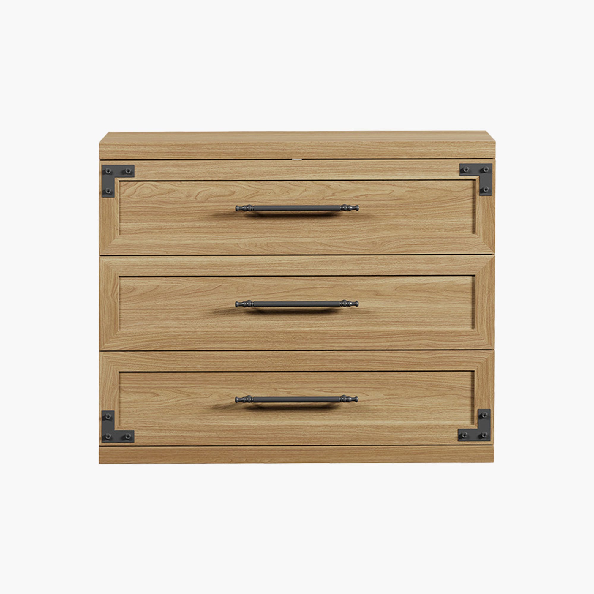 Willow 3-Drawers Nightstands Set, 31.3 Inch Wide