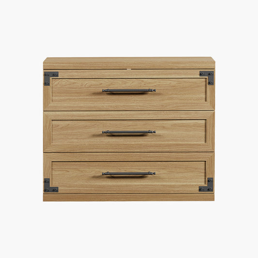 Willow 3-Drawers Nightstands Set, 31.3 Inch Wide