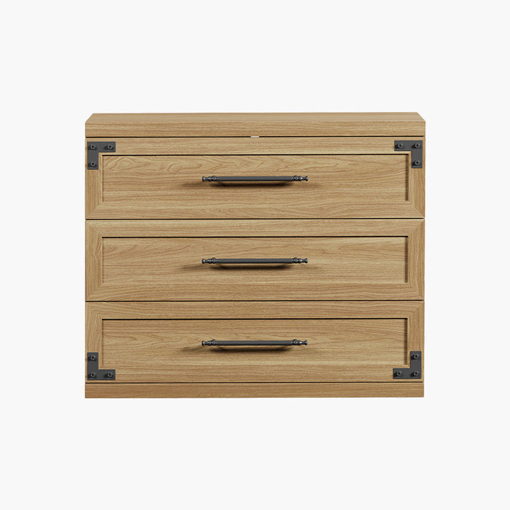 Willow 3-Drawers Nightstands Set, 31.3 Inch Wide