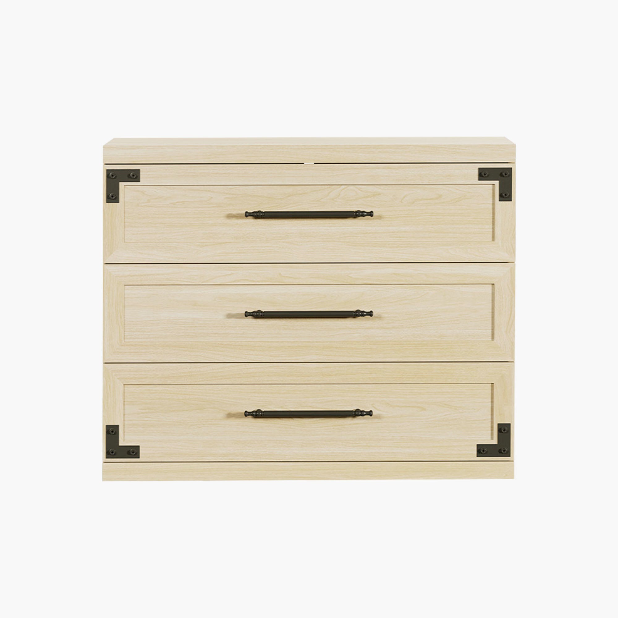 Willow 3-Drawers Nightstands Set, 31.3 Inch Wide