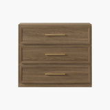 Crescent Nightstand with 3 Drawers