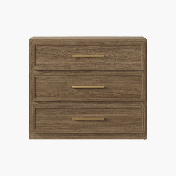 Crescent Nightstand, 3 Drawers