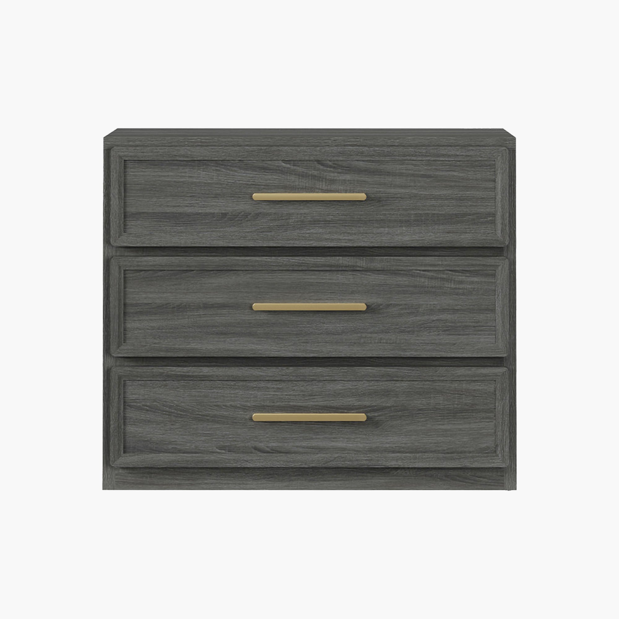Crescent Nightstand, 3 Drawers
