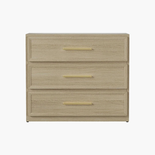 Crescent Nightstand, 3-Drawer