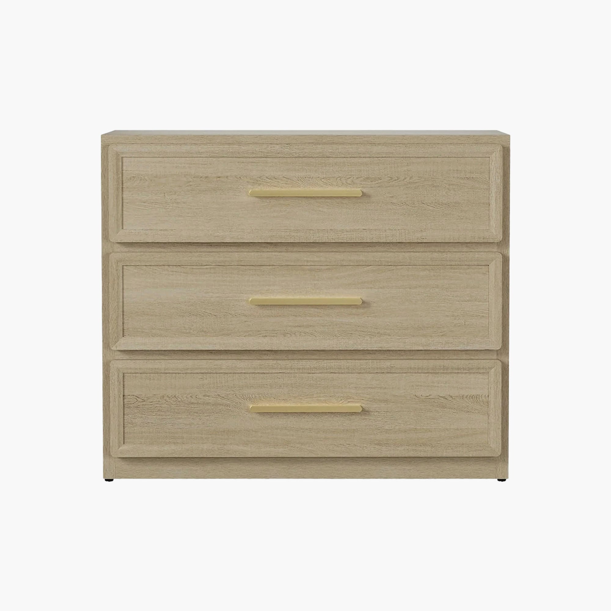 Crescent Nightstand, 3 Drawers