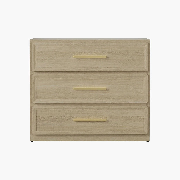 Crescent Nightstand, 3 Drawers