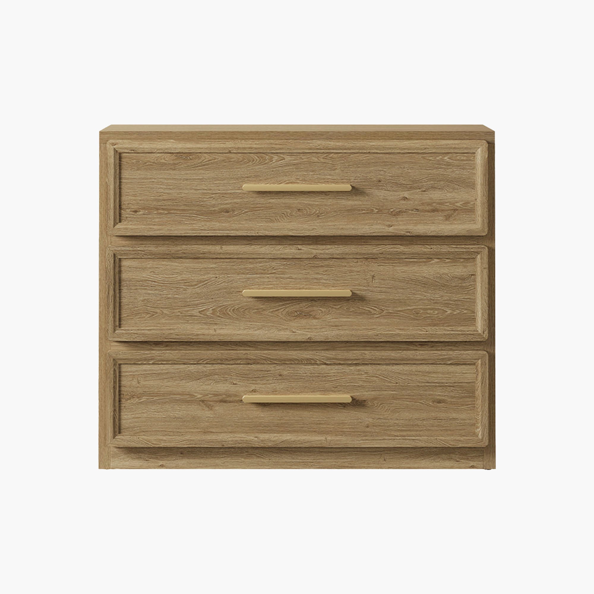 Crescent Nightstand, 3 Drawers