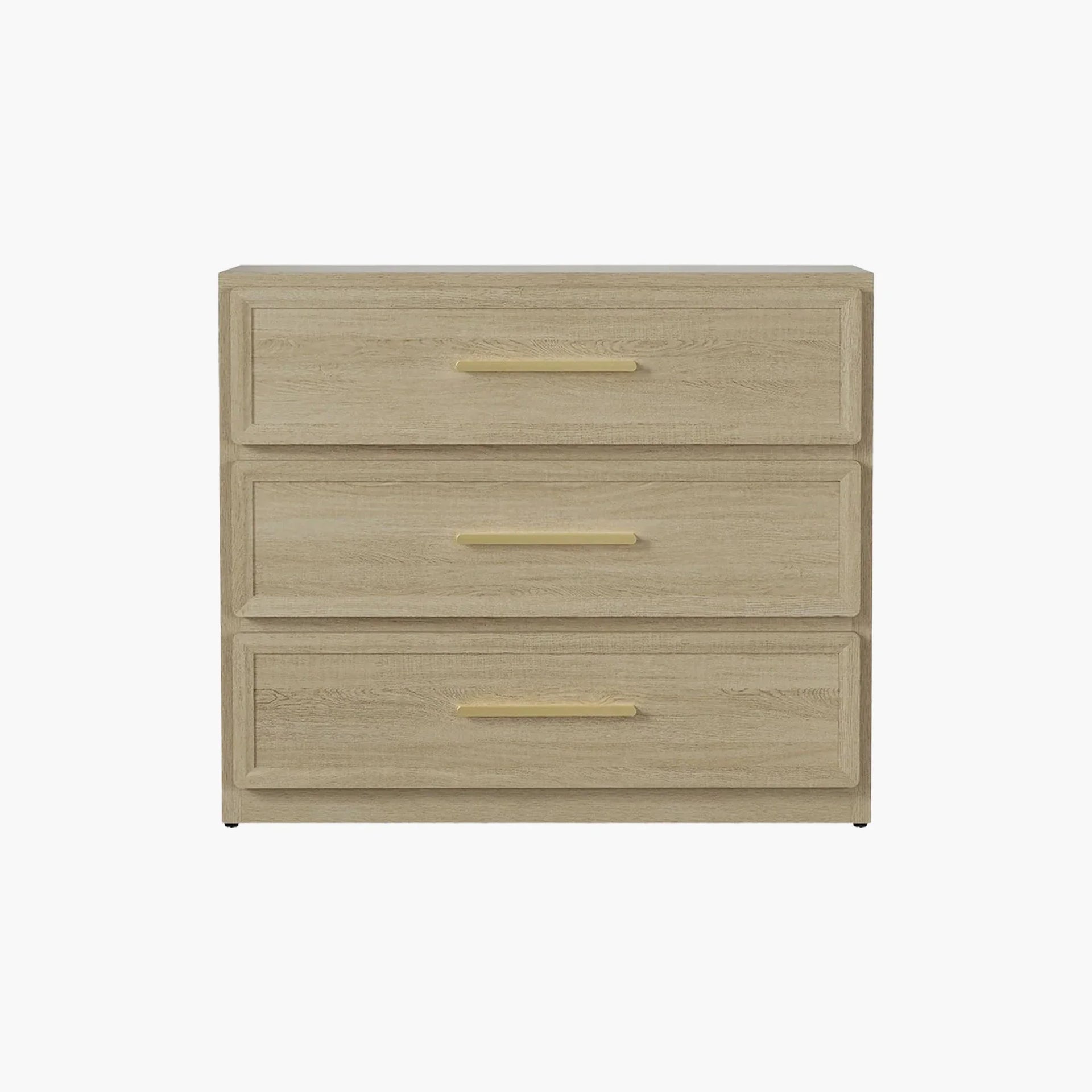 Crescent Nightstand 3 Drawers