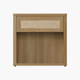 Zura Rattan Nightstand with Drawer