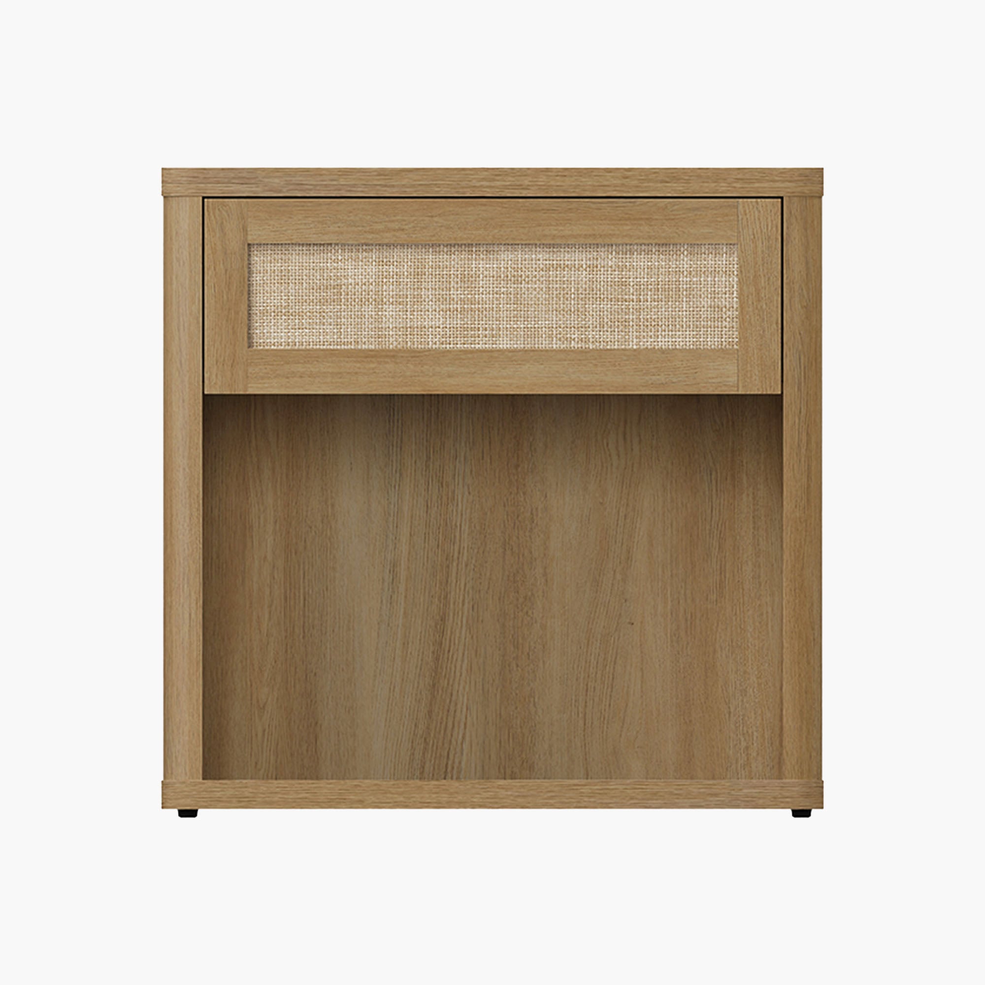 Zura Rattan Nightstand with Drawer