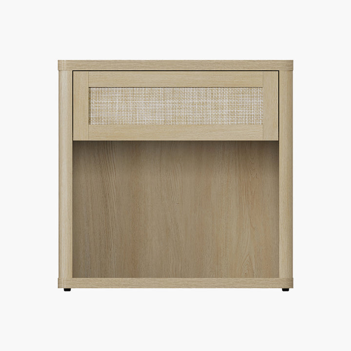 Zura Rattan Nightstand with Drawer