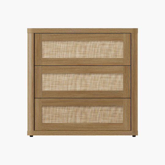 Zura Nightstand with 3-Drawer