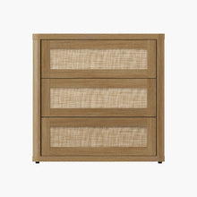 Zura Nightstand with 3 Drawers