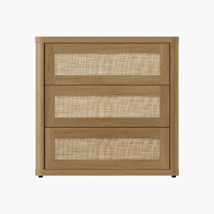 Zura Nightstand with 3 Drawers
