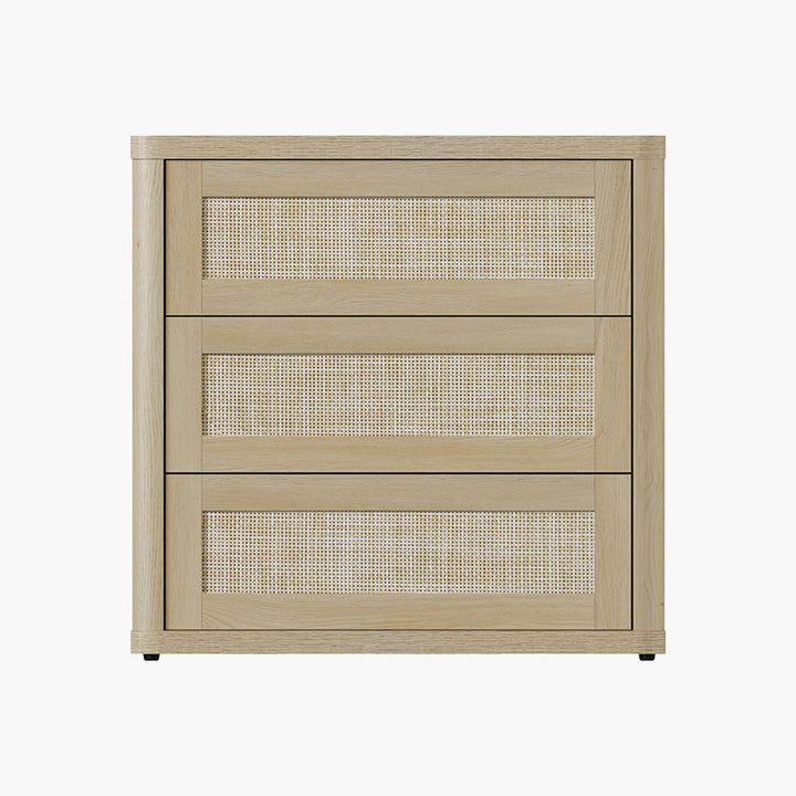 Zura Nightstand with 3 Drawers