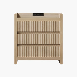 Prelude 3-Drawer Nightstand, Charging Station