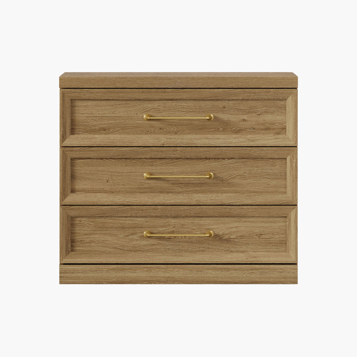 Helio Modern Nightstand with 3 Drawers, 30'' Wide