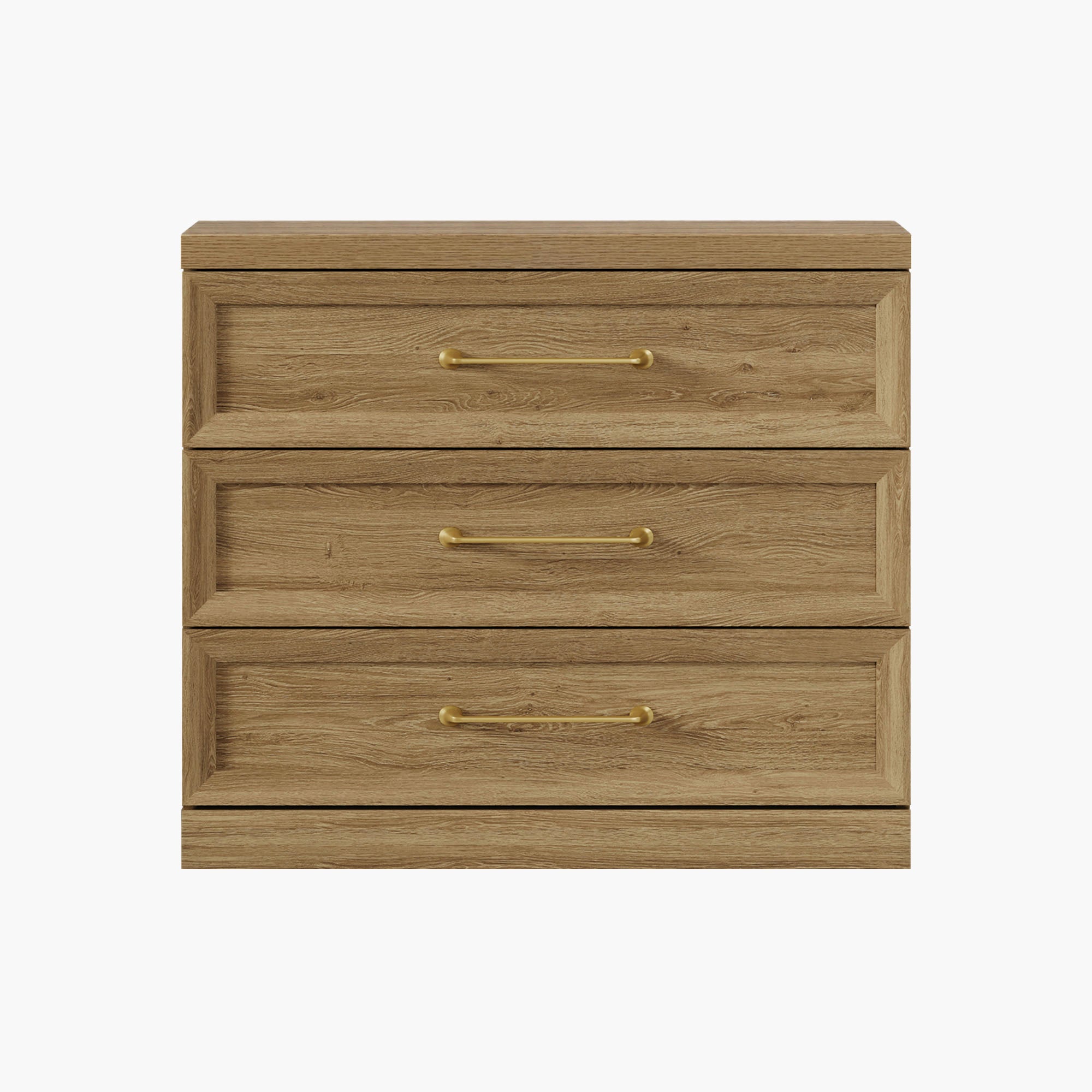 Helio 3-Drawer Nightstand, Bedroom Storage