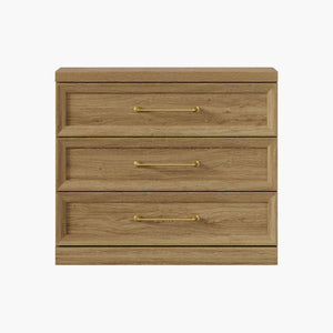 Helio 3-Drawer Nightstand, Bedroom Storage