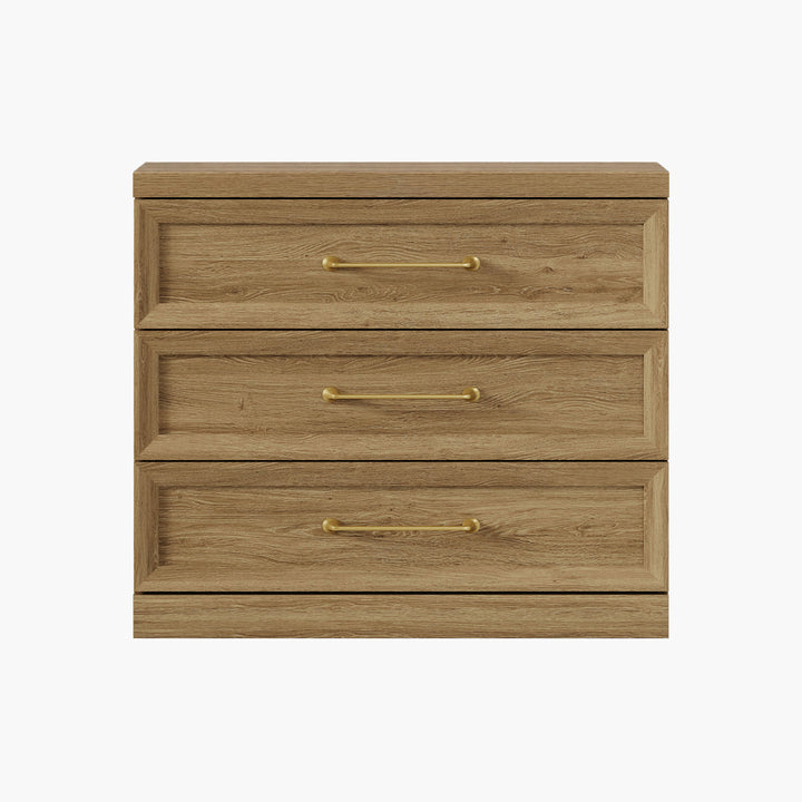 Helio 3-Drawer Nightstand, Bedroom Storage