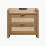 Savanna Nightstand with Charger