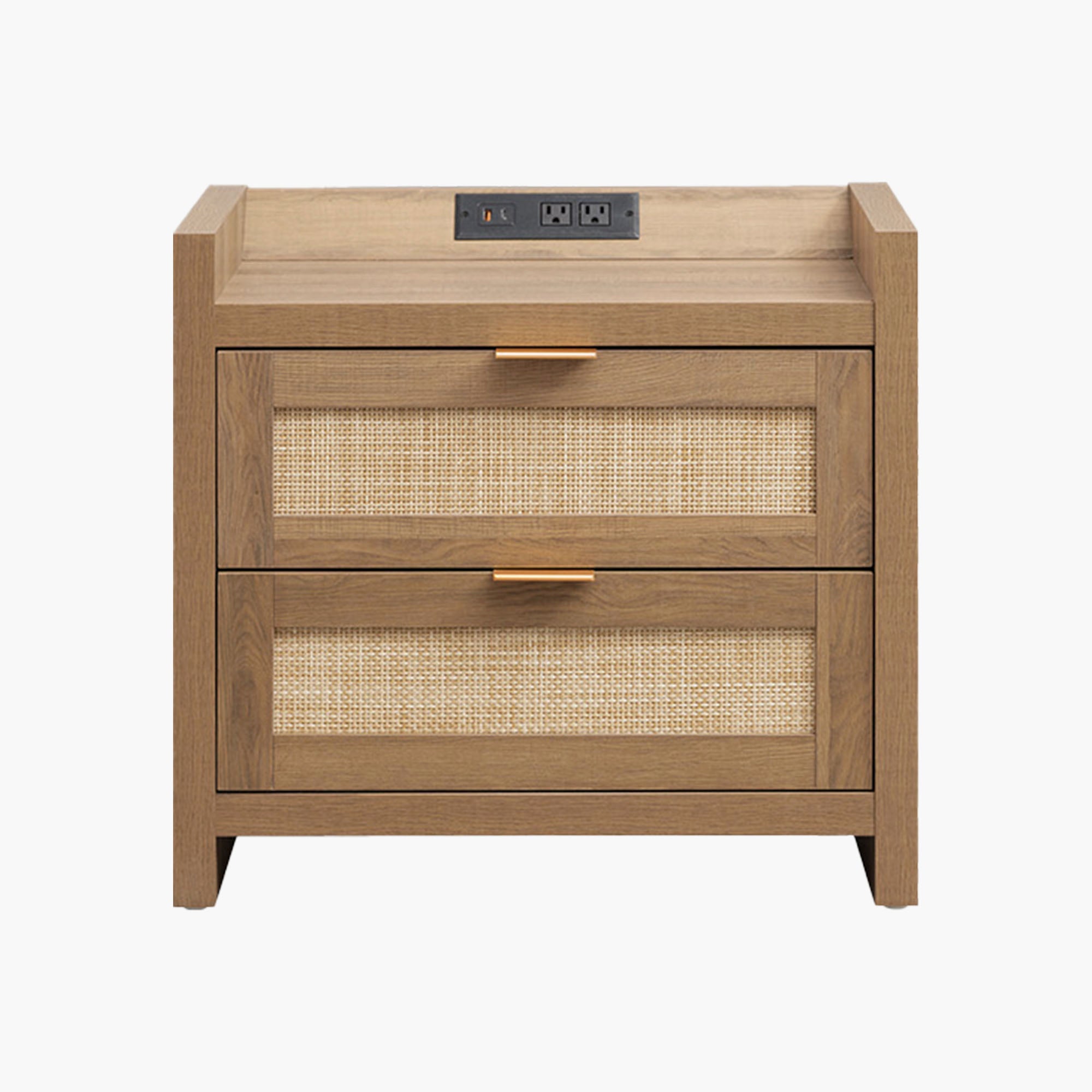 Savanna Black Nightstand with Drawer