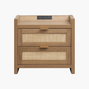 Savanna Nightstand with Charger