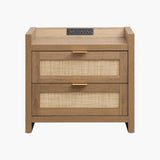 Savanna 2-Drawer Nightstand with Drawer