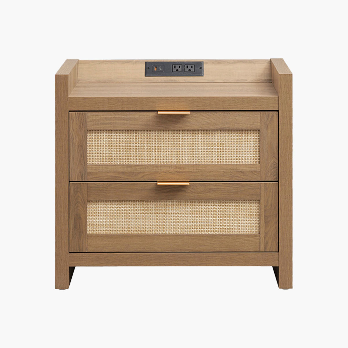 Savanna 2-Drawer Nightstand with Drawer