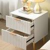 Opus Black Nightstands - Sicotas