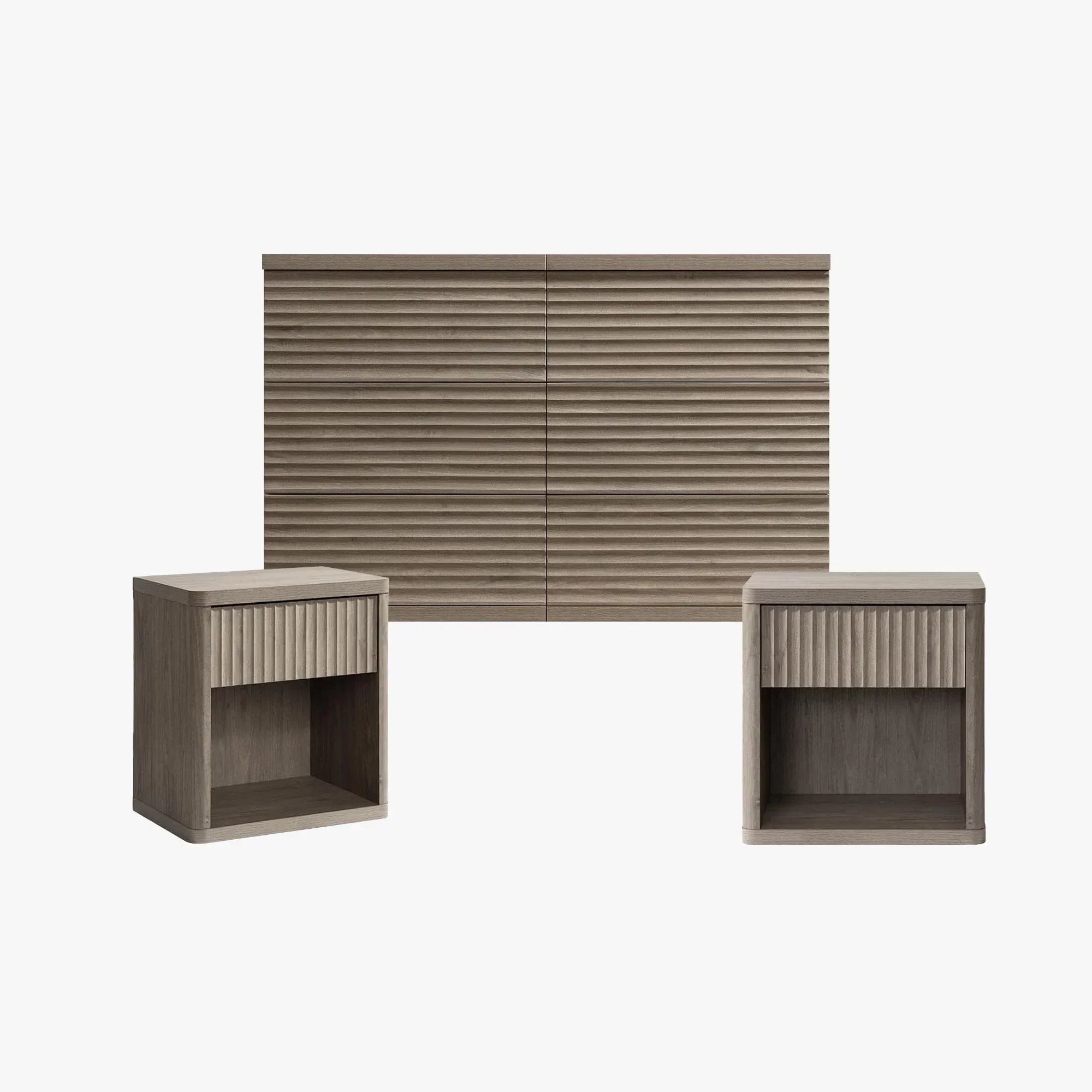 Stria Chest of 6 Drawers and Cas Bedroom Sets