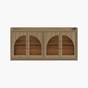 Helio Sideboard with Glass Doors and Light
