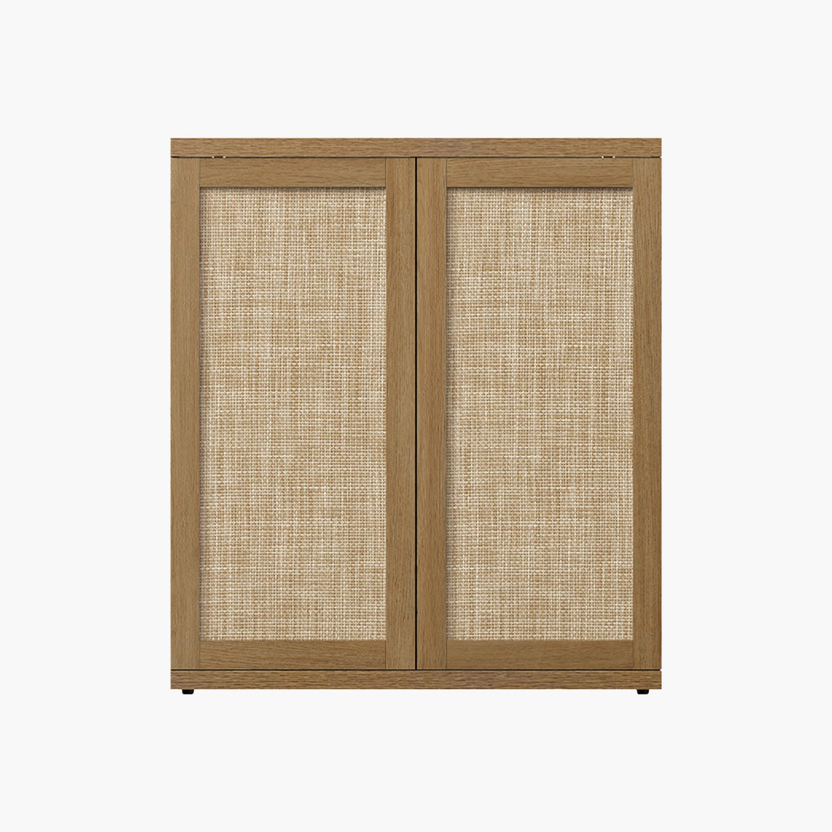 Zura 2-Door Buffet Cabinet, Large Storage - Amber Oak - 1 Piece