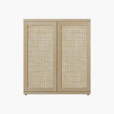 Zura Rattan Sideboard, 2 Doors - Sand Oak - 1 Piece