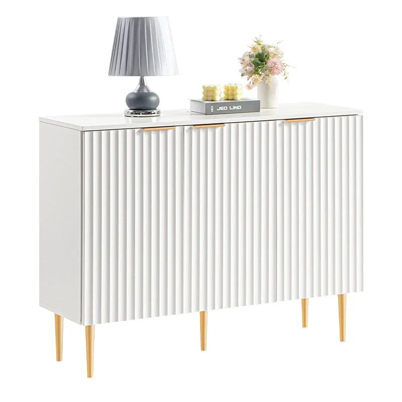 Opus White Buffet Cabinet - Sicotas