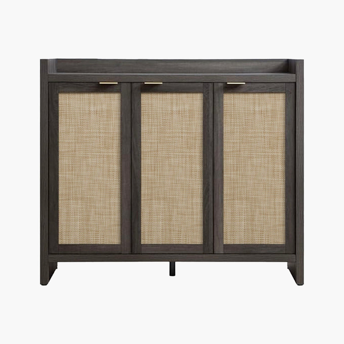 Savanna Black Shoe Cabinet, 30 Pairs Shoes