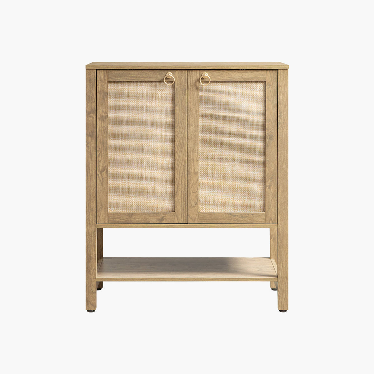 Terra Black Shoe Cabinet, 2 Doors