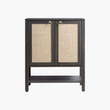 Terra Black Shoe Cabinet, 2 Doors