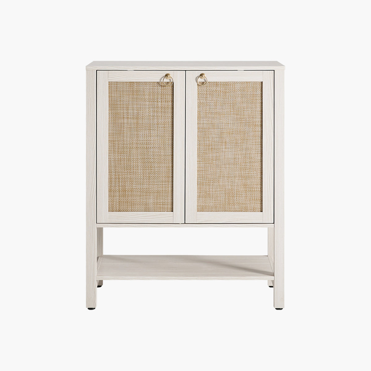 Terra Black Shoe Cabinet, 2 Doors