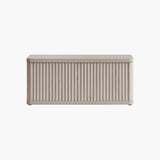 Cas Bench Seat with Storage - 1 Piece - White Alder
